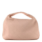 Nappa Intrecciato Large Veneta Hobo Flamingo