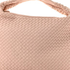 Nappa Intrecciato Large Veneta Hobo Flamingo
