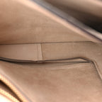 Suede Calfskin Medium Faye Shoulder Bag Tobacco