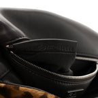 Calf Hair Vitello Jaguar Print Baguette Re Edition 26424 Moro Natural
