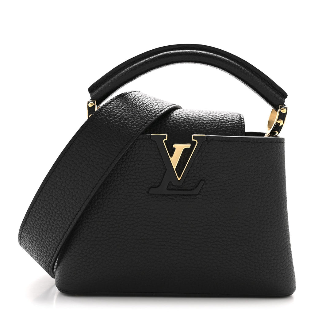Taurillon Mini Capucines Black