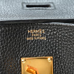 Taurillon Clemence JPG Birkin 42 Black