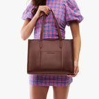Large Lola Zipper Crossbody Tote