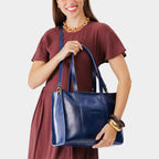 Large Lola Zipper Crossbody Tote