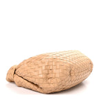 Nappa Intrecciato Small Jodie Hobo Almond