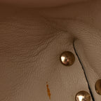 Lambskin Rockstud Spike Belt Bag 85 Ivory