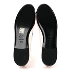 Mesh Grosgrain CC Ballerina Flats 39.5 Pink Black 39.5 Pink Black
