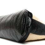 Aged Calfskin Quilted Large 31 Shopping Bag Beige Black Beige Black