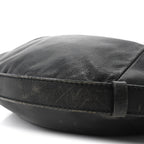 Buffalo Horn Small Mombasa Hobo Black
