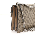GG Supreme Monogram Small Dionysus Shoulder Bag Taupe