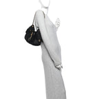 Pony Hair Mini Chanel 25 Handbag Black