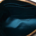 GG Supreme Monogram Textured Dollar Calfskin Web Small Ophidia Dome Shoulder Bag Beige Ebony New Acero