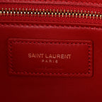 Smooth Calfskin Le Maillon Satchel Rouge Eros