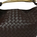 Nappa Intrecciato Sardine Bag Bitter Chocolate
