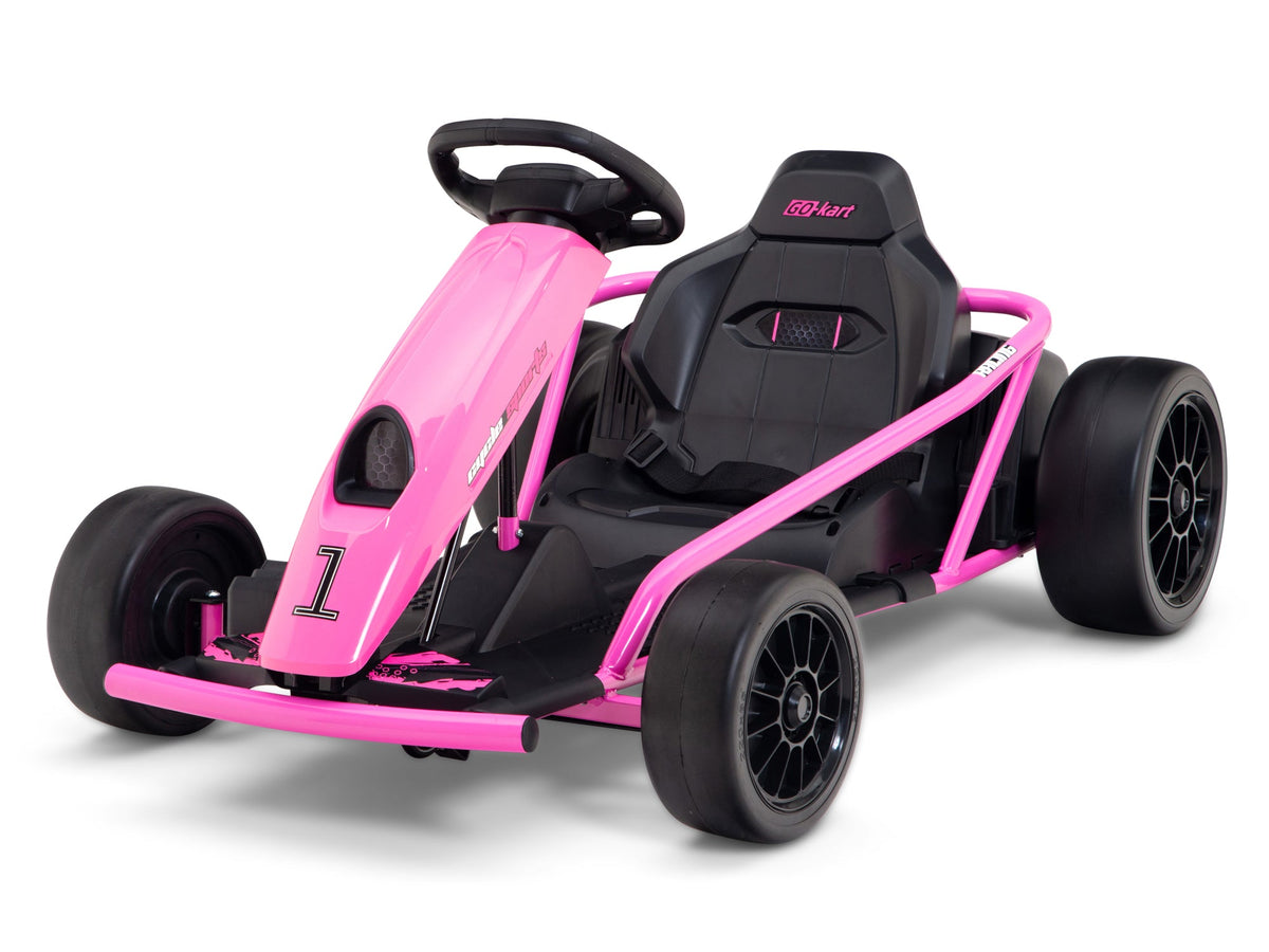 RIDINGTON 24V Kids Electric Go-Kart with DRIFT Function - Pink
