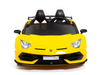 24V Lamborghini SVJ Ride On DRIFT Car with Remote Control - Yellow