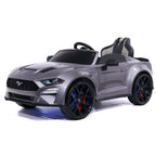 Ford Mustang GT Custom Edition 24V Kids Ride-On Car with R/C Parental Remote | Gray