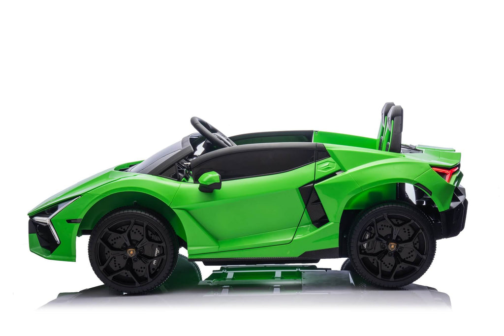 24V / 9 MPH Lamborghini Revuelto Two-Seater Kids Ride On Car – Green