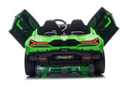 24V / 9 MPH Lamborghini Revuelto Two-Seater Kids Ride On Car – Green