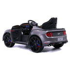 Ford Mustang GT Custom Edition 24V Kids Ride-On Car with R/C Parental Remote | Gray