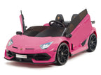 24V Lamborghini SVJ Ride On DRIFT Car with Remote Control - Pink