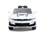 12V Chevrolet Camaro 2SS Kids Ride On Car with Remote Control - White