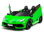 24V Lamborghini SVJ Ride On DRIFT Car with Remote Control - Green