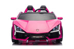 24V / 9 MPH Lamborghini Revuelto Two-Seater Kids Ride On Car – Pink