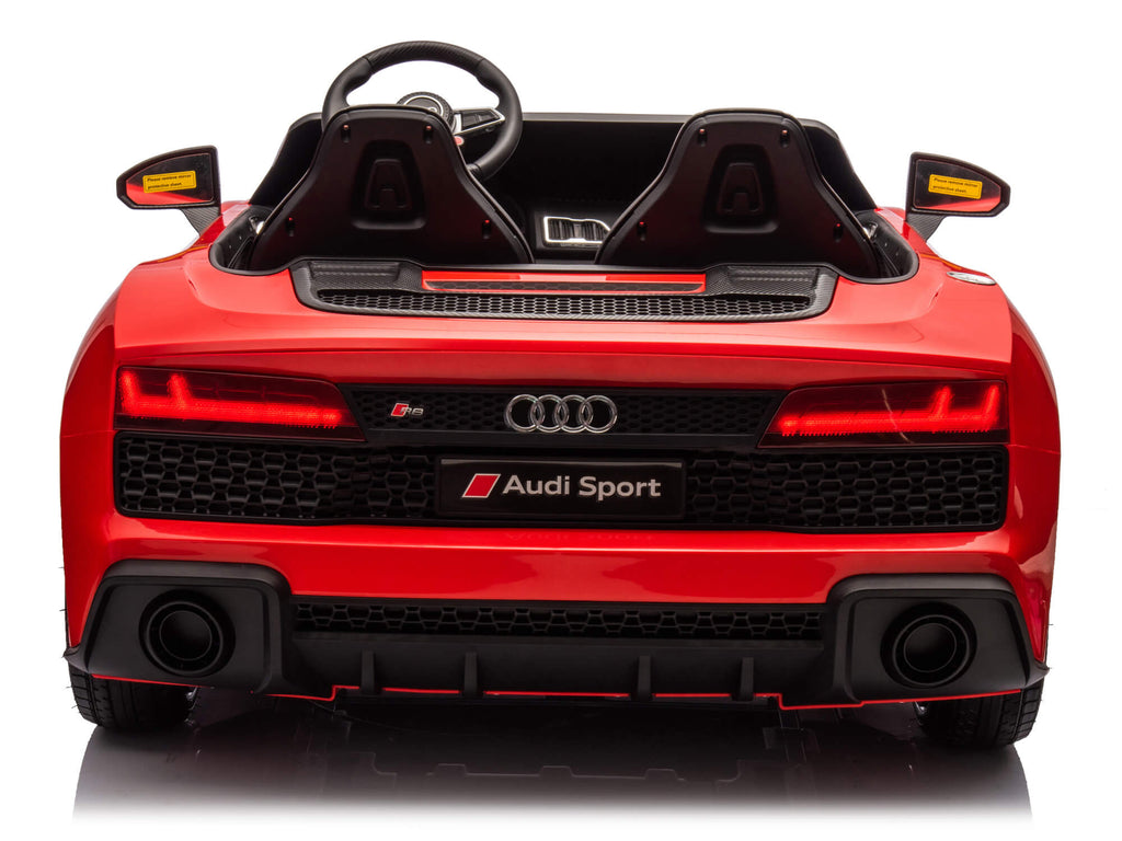 24V Audi R8 Spyder 2 Seater Ride on Car for Kids - Red