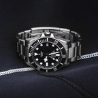 Pelagos Titanium 42mm - Black, Ceramic Bezel on Bracelet w/ Extra Rubber Strap