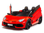 24V Lamborghini SVJ Ride On DRIFT Car with Remote Control - Red