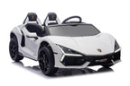 24V / 9 MPH Lamborghini Revuelto Two-Seater Kids Ride On Car – White