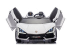 24V / 9 MPH Lamborghini Revuelto Two-Seater Kids Ride On Car – White