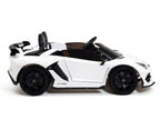 24V Lamborghini SVJ Ride On DRIFT Car with Remote Control - White