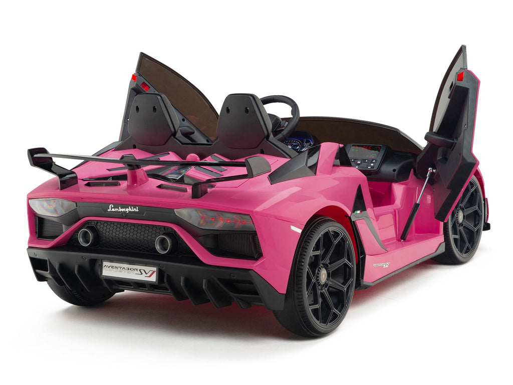 24V Lamborghini SVJ Ride On DRIFT Car with Remote Control - Pink